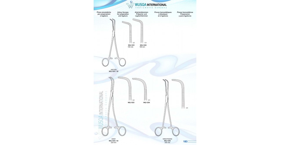 Artery Forceps for Preparation Ligature